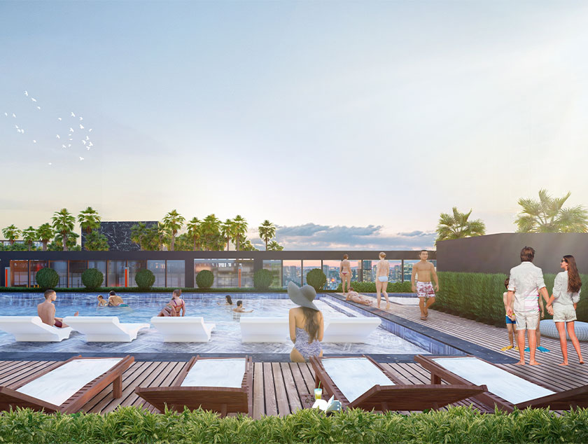 Mô hình tổng thể căn hộ thông minh The Privé