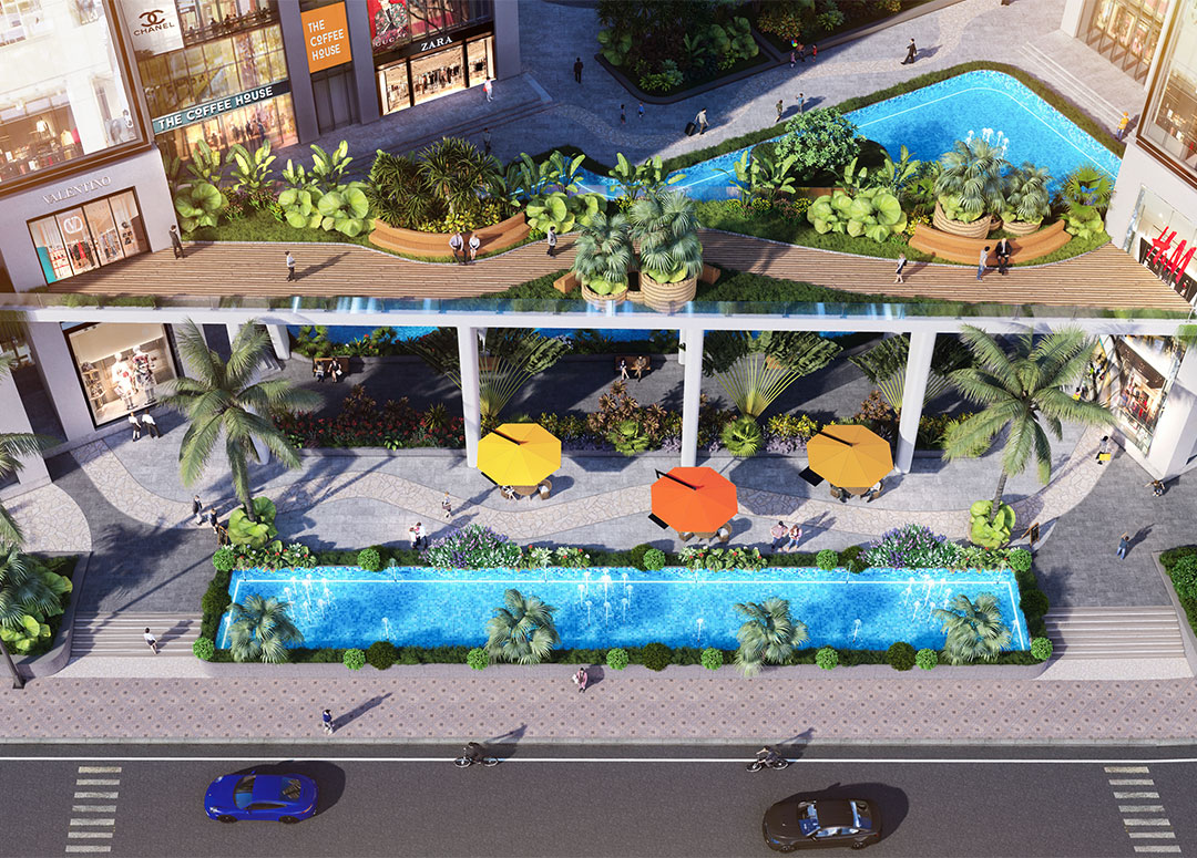 Tiêu chuẩn sống xanh Resort tại The Privé